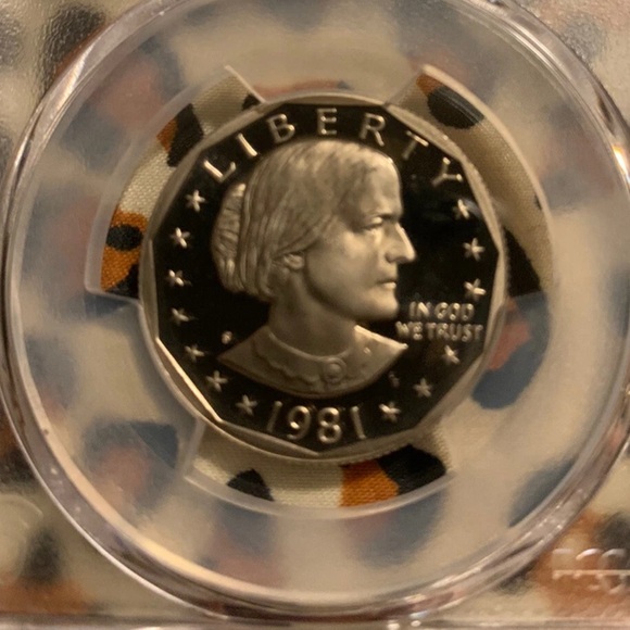 1981-S Susan B. Anthony Dollar Coin Graded by PCGS PR-69 DCAM